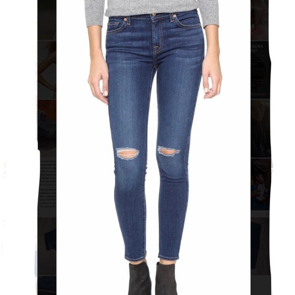 7 For All Mankind Denim - 7 for all Mankind Jeans The Ankle Skinny -28